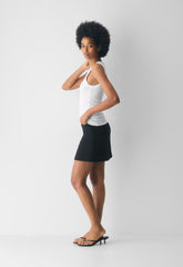 Classic Mini Skirt - Crepette™ - BLACK