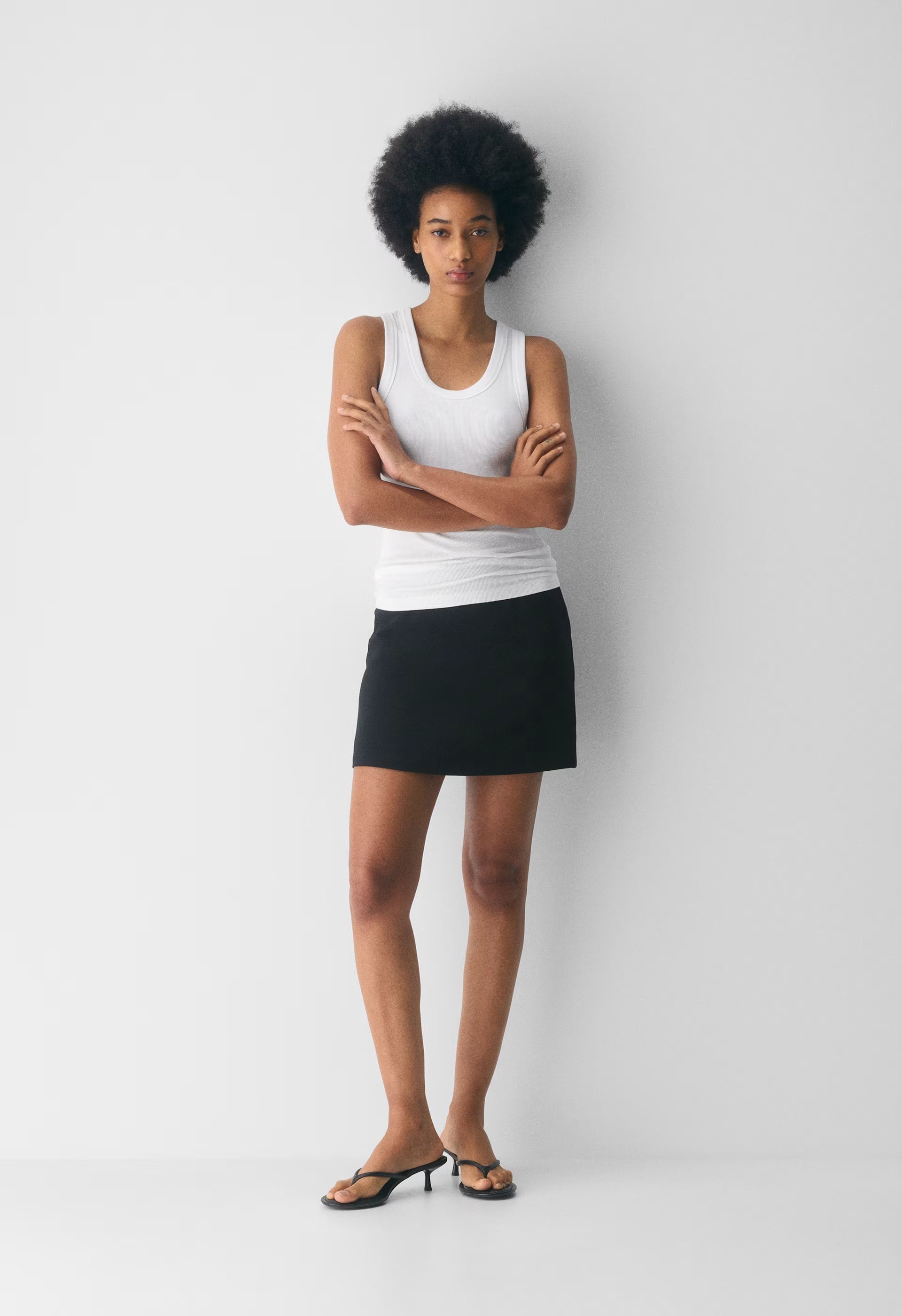 Classic Mini Skirt - Crepette™ - BLACK