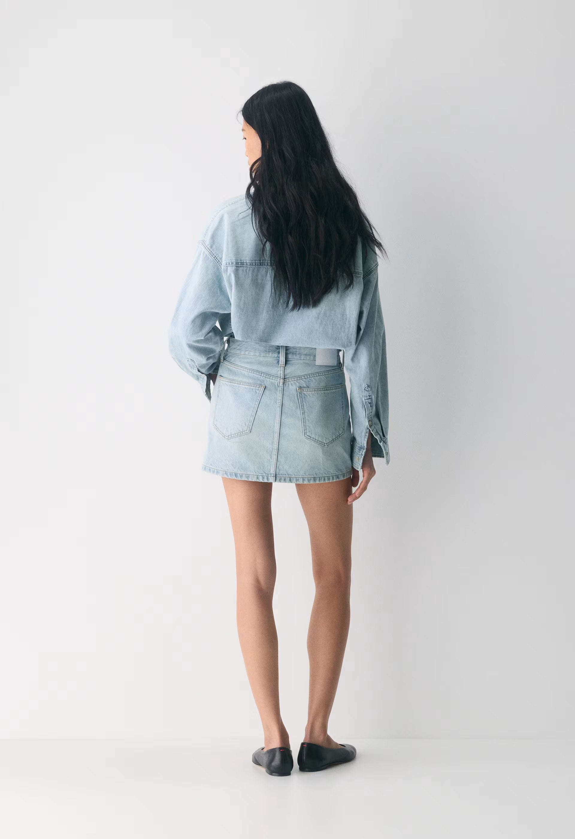Denim Forum The '90s Ricci Denim Skirt - 15 YRS BRL THR BLEU