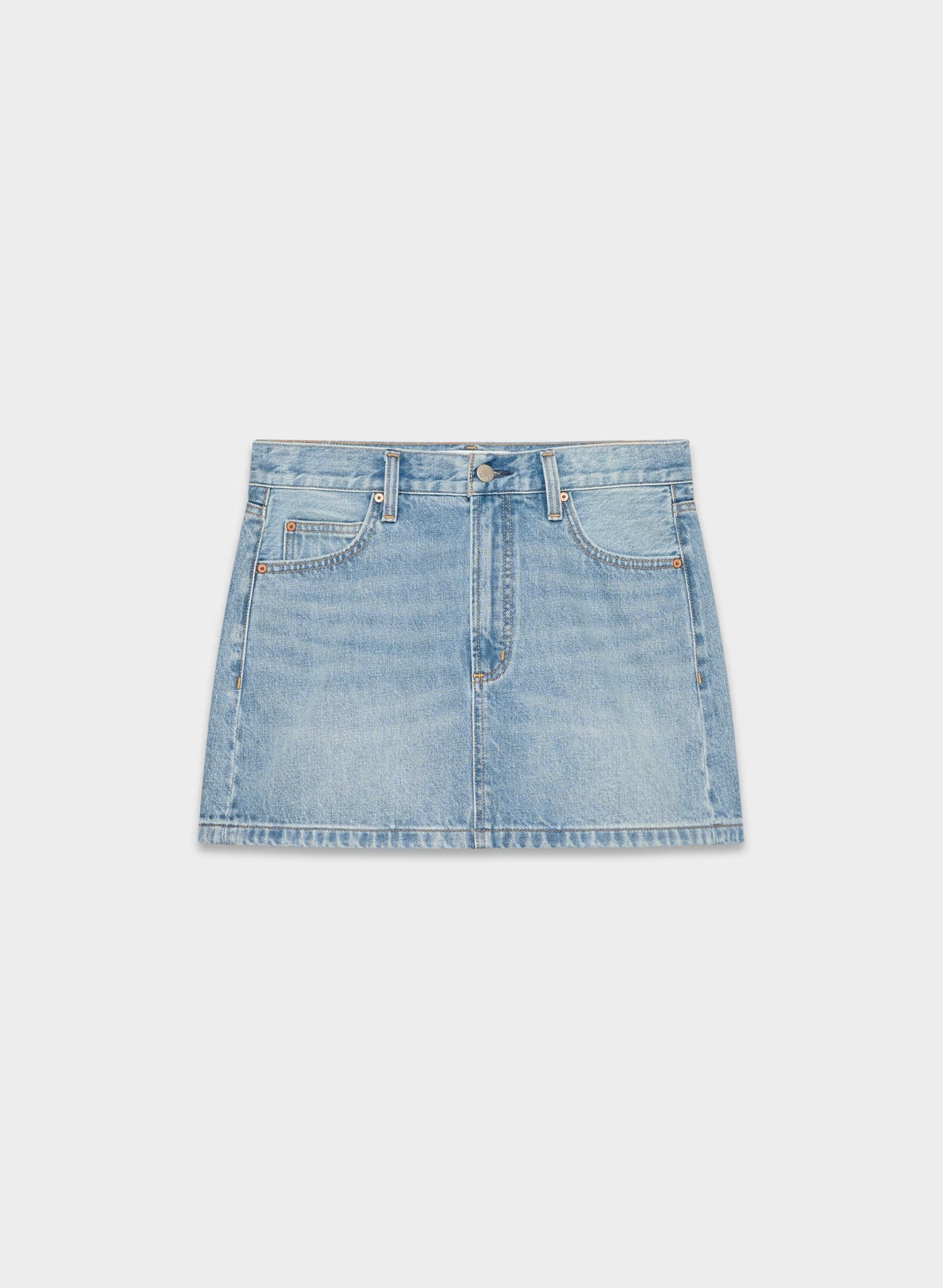 Denim Forum The ‘90s Ricci Micro Denim Skirt - 7 YRS BLEU TABOO