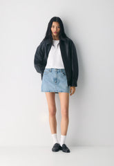 Denim Forum The ‘90s Ricci Micro Denim Skirt - 7 YRS BLEU TABOO