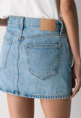 Denim Forum The ‘90s Ricci Micro Denim Skirt - 7 YRS BLEU TABOO