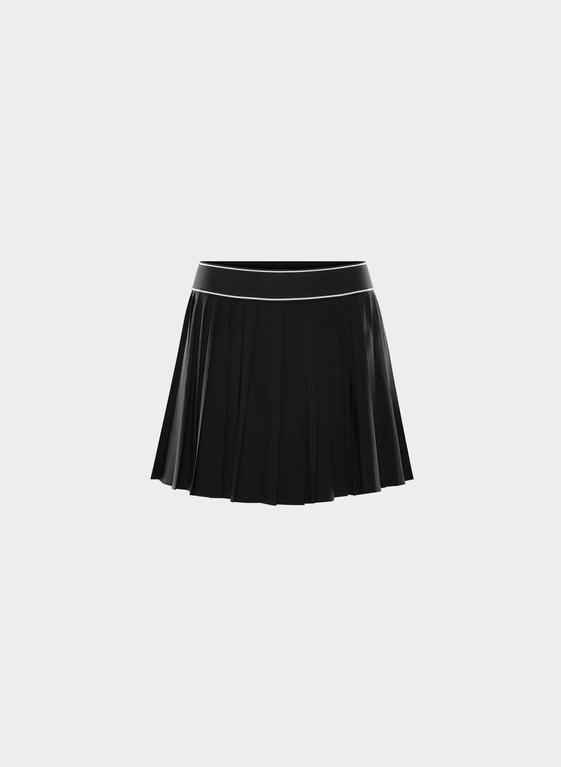 MoveTech™ Tennis Pro Micro Skirt - BLACK/WHITE