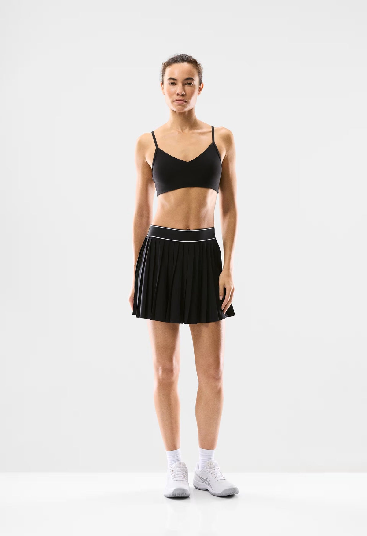 MoveTech™ Tennis Pro Micro Skirt - BLACK/WHITE