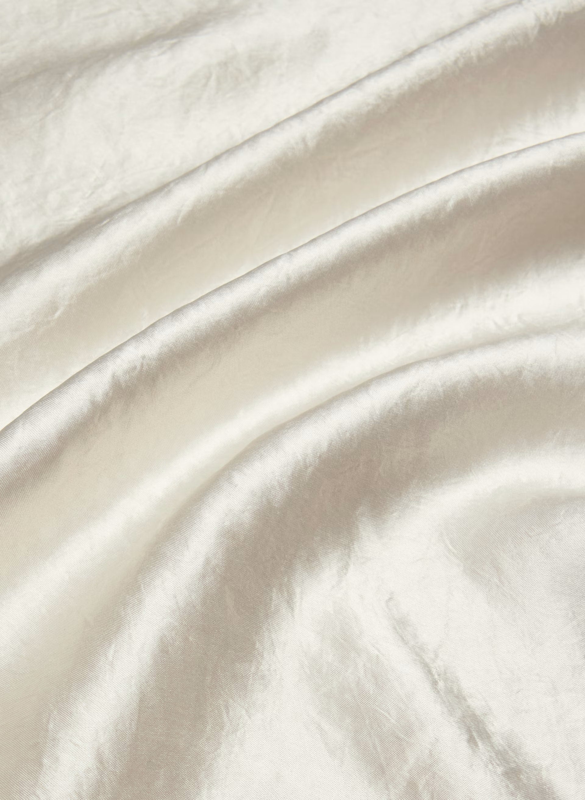 Slip Satin Maxi Skirt - MATTE PEARL