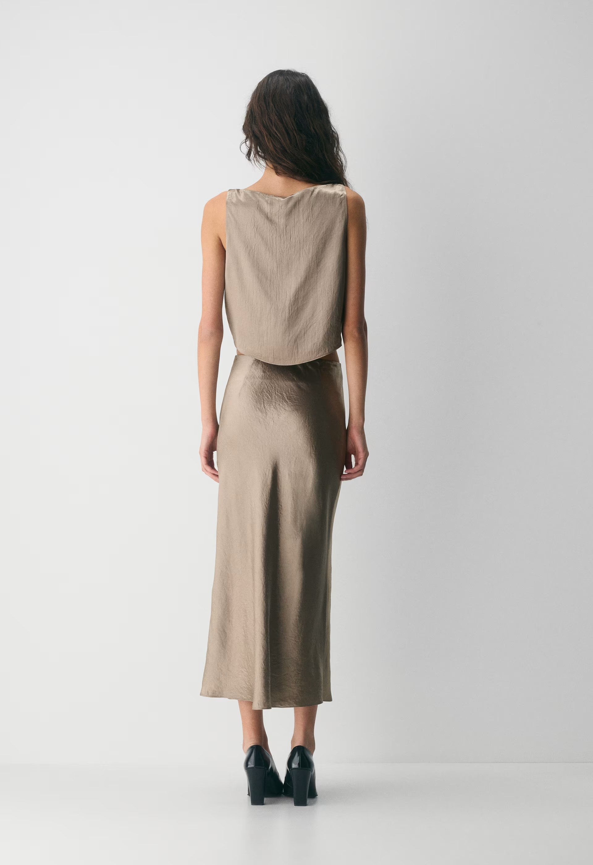 Slip Satin Maxi Skirt - DENUDE
