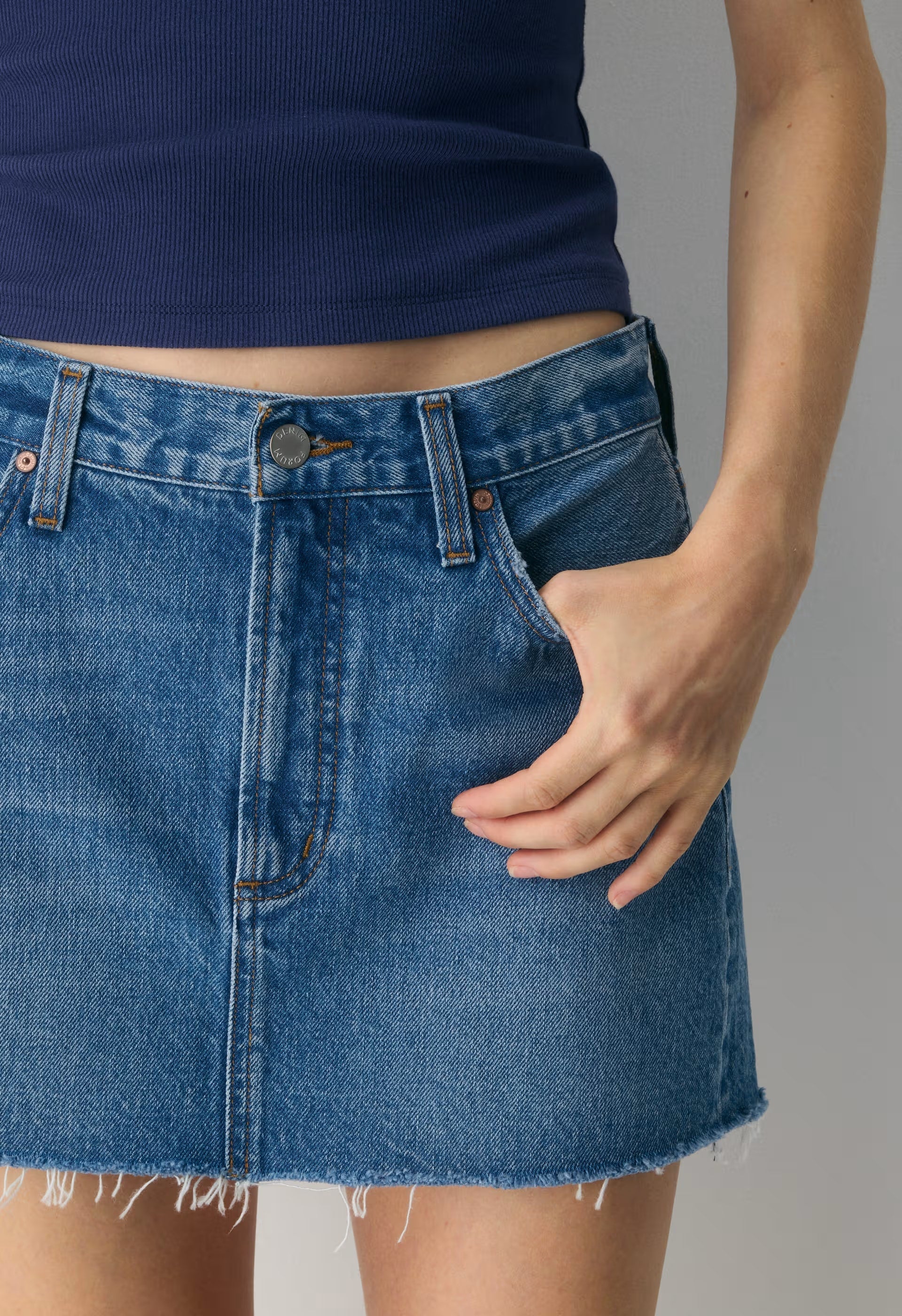 Denim Forum The ‘90s Ricci Micro Denim Skirt - 5 YRS KS N TL BL RW HM