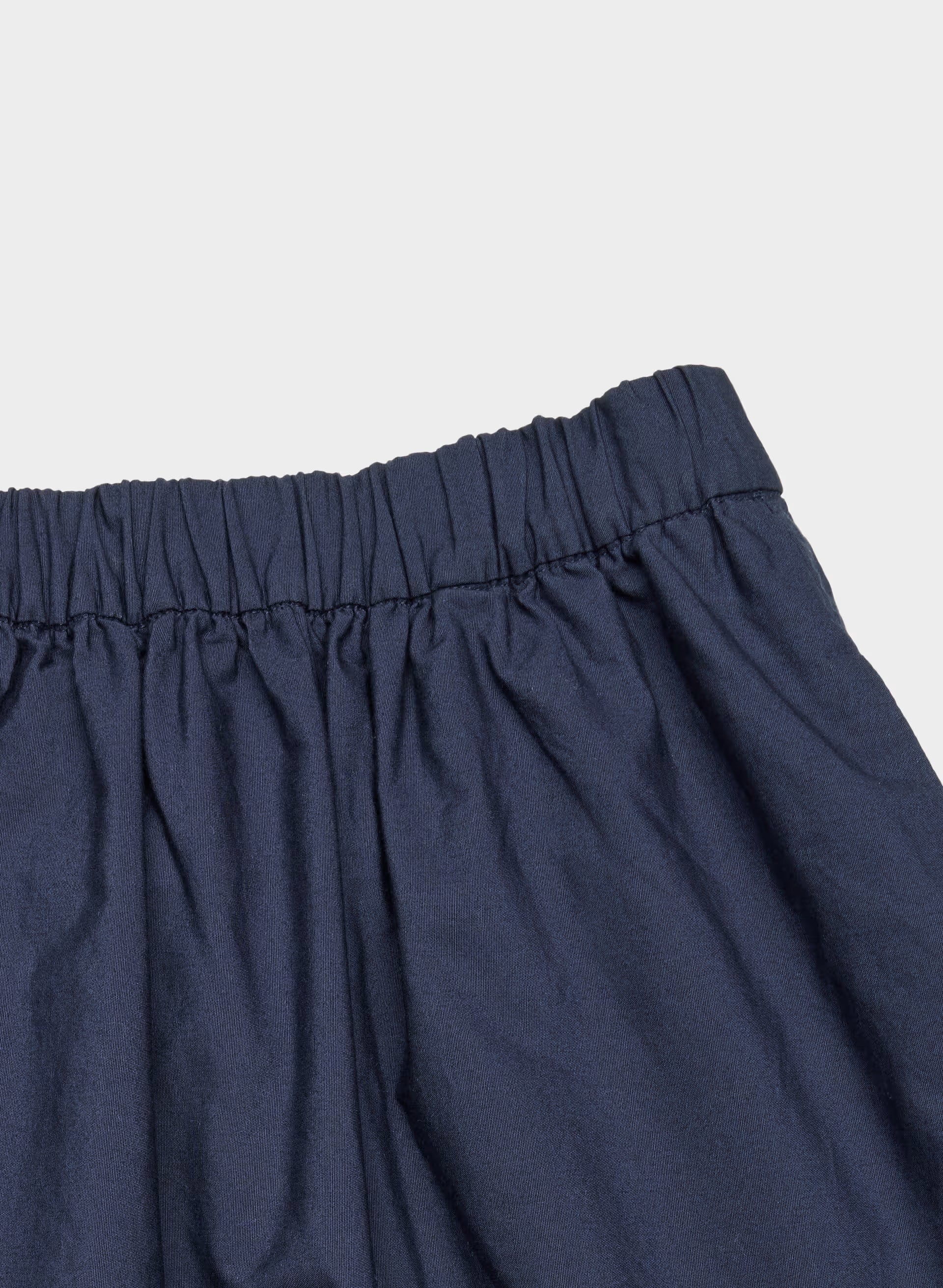 Luminary Poplin Skirt - HARBOUR NAVY