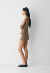Jewel Skort - Crepette™ - FOLIO TAUPE