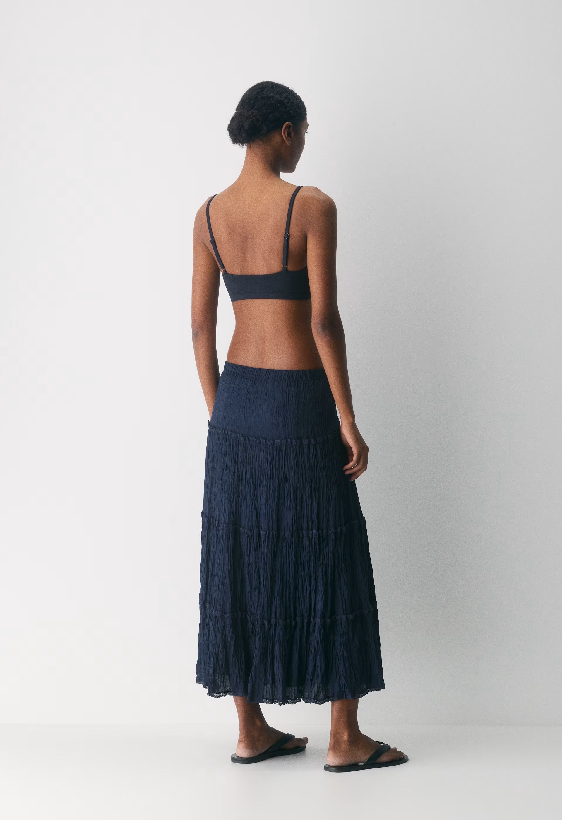 Damasque Skirt - UNDYED ECRU