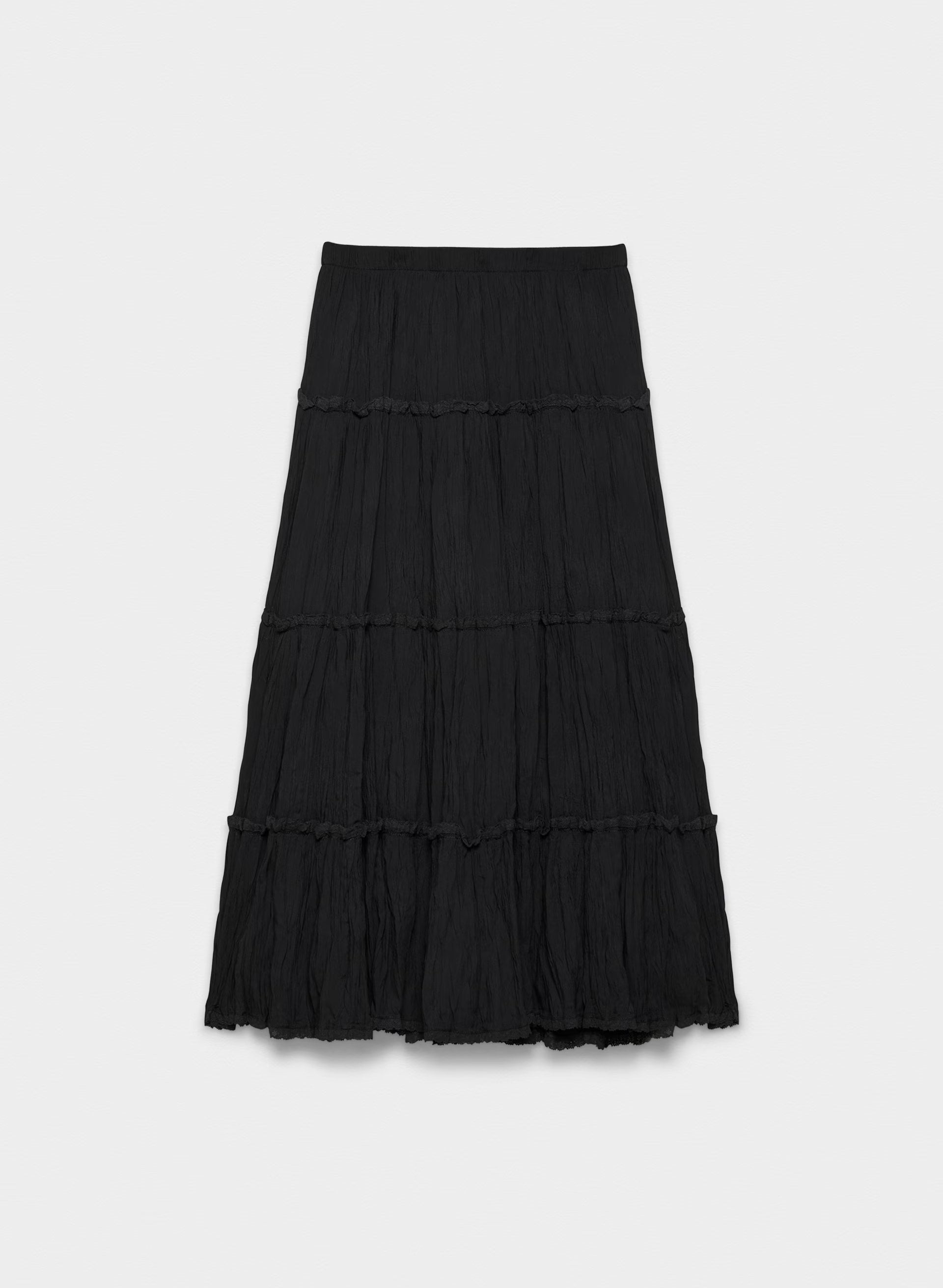 Damasque Skirt - BLACK