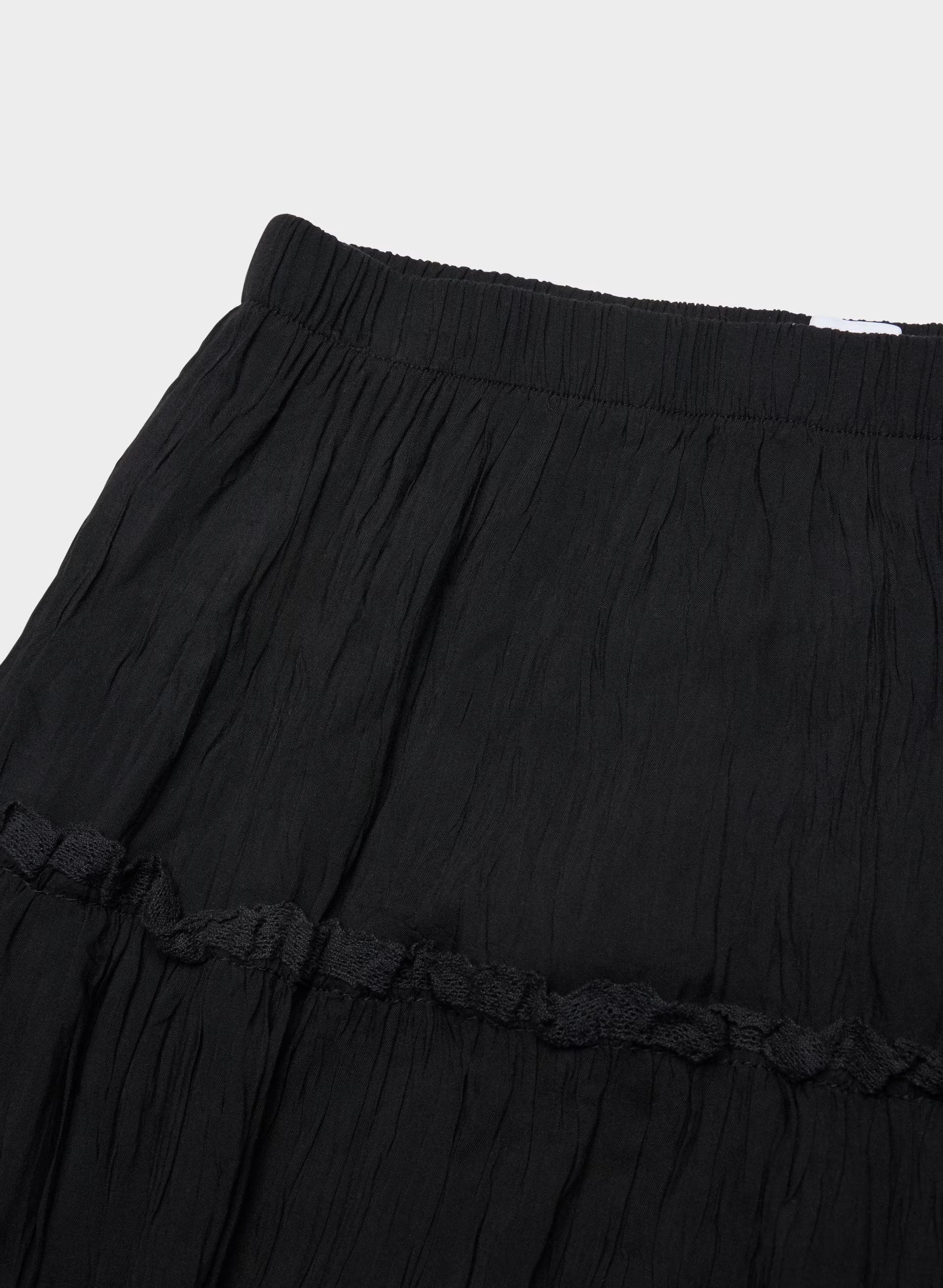 Damasque Skirt - BLACK
