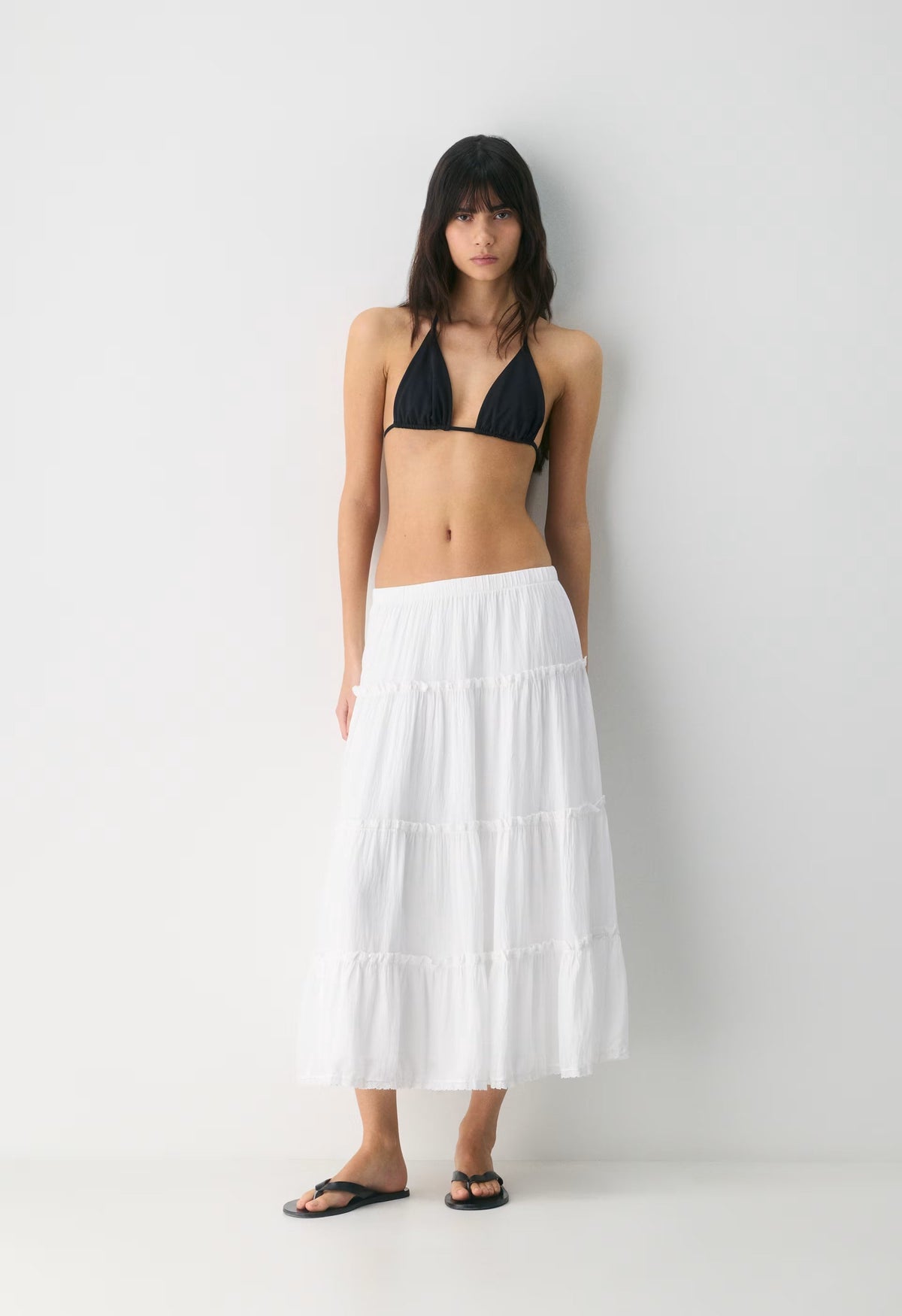 Damasque Skirt - WHITE