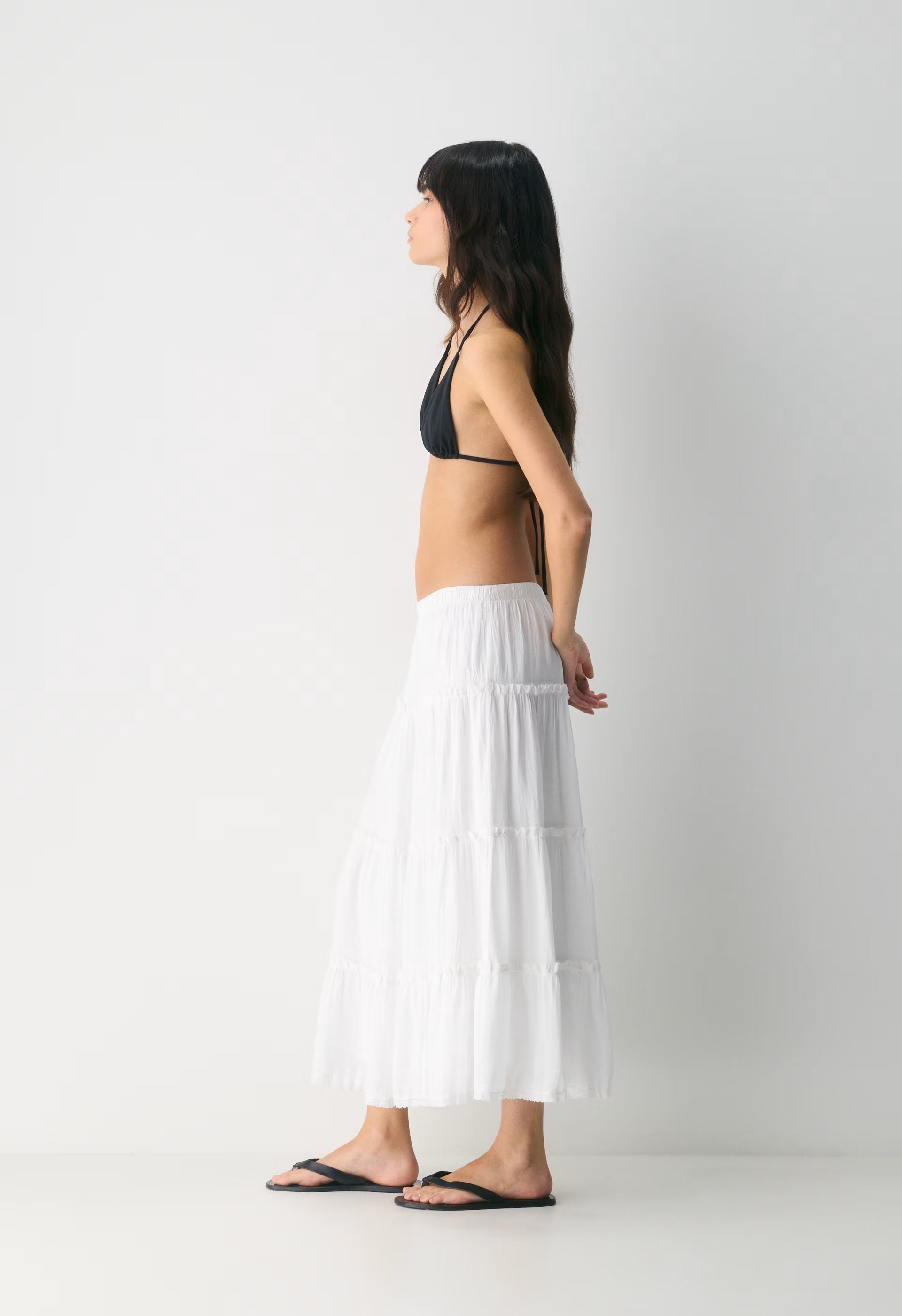 Damasque Skirt - WHITE