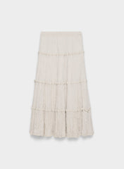 Damasque Skirt - UNDYED ECRU