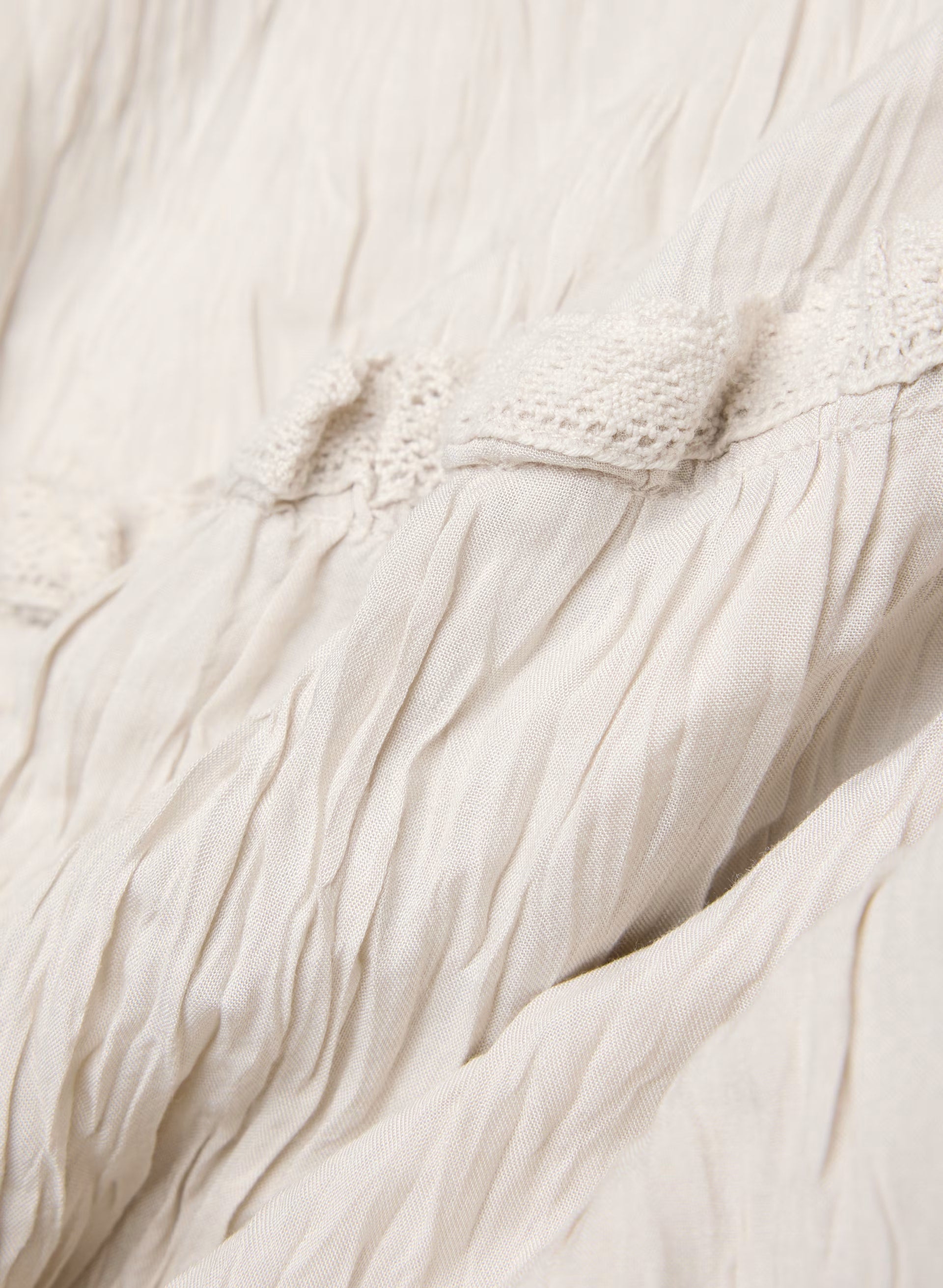 Damasque Skirt - UNDYED ECRU