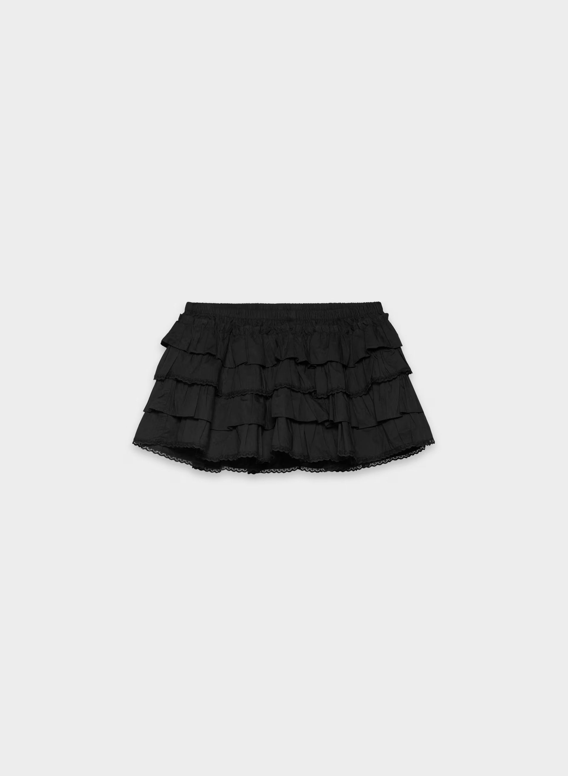 Theo Poplin Skort - BLACK