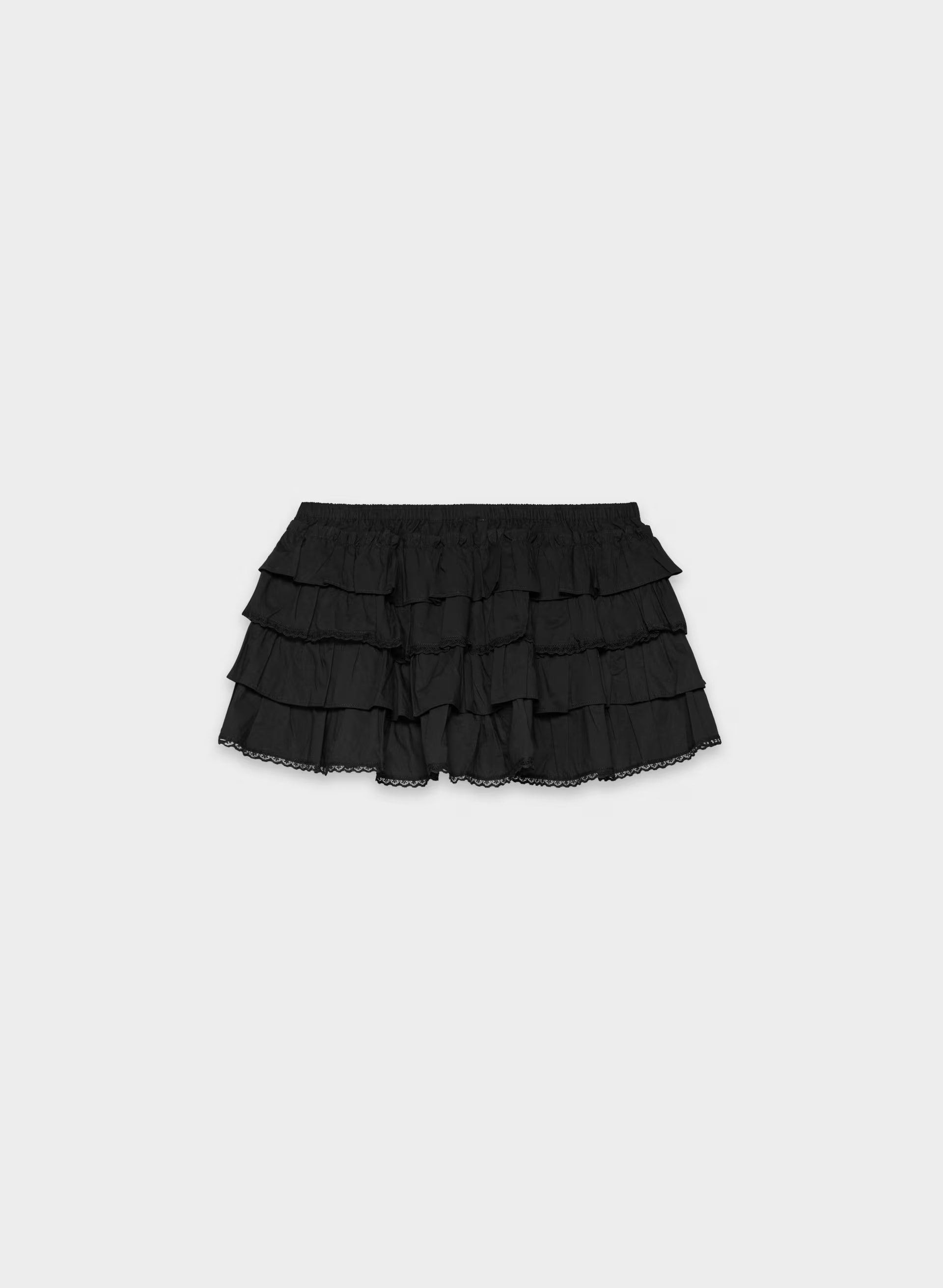 Theo Poplin Skort - BLACK