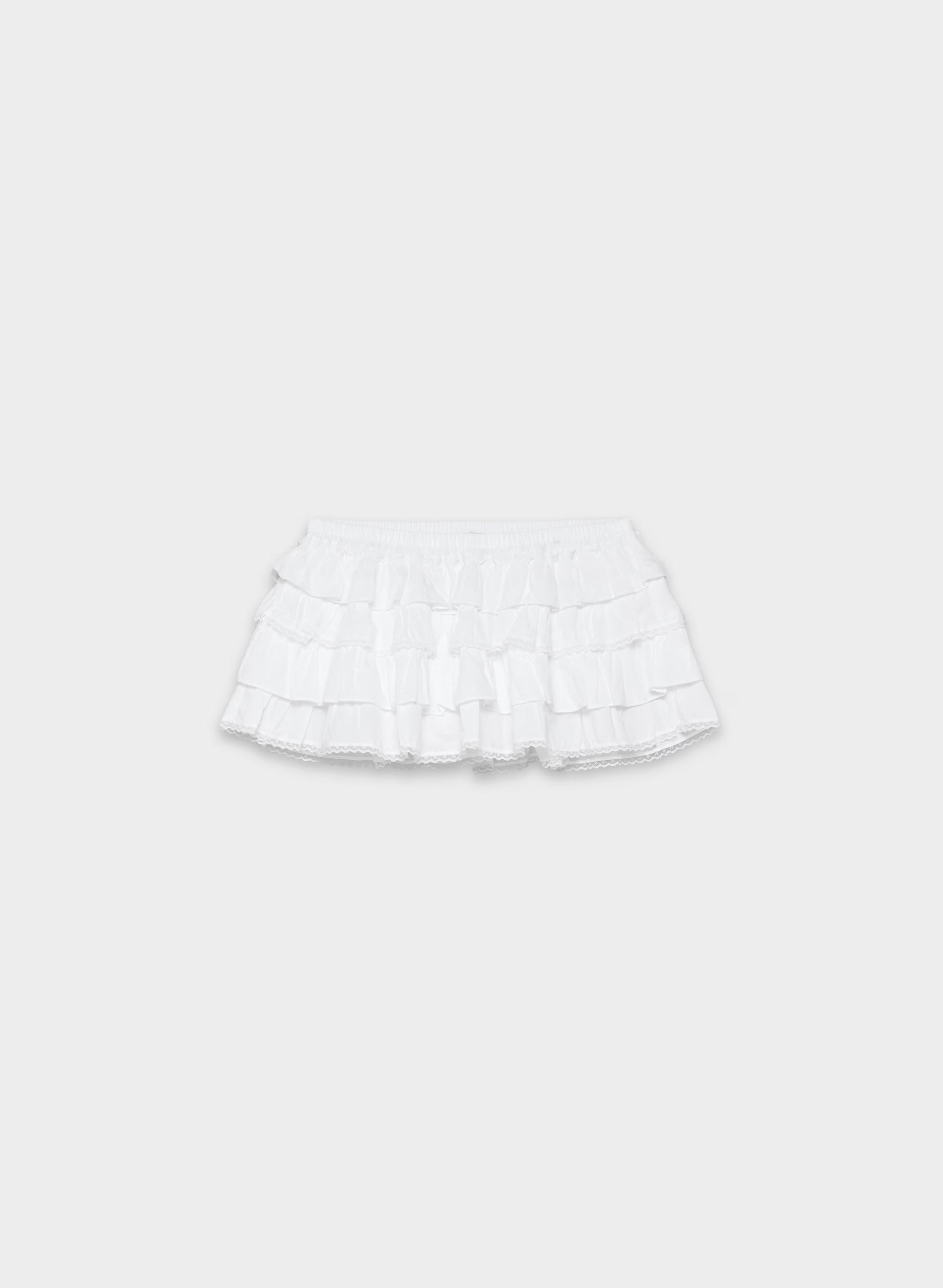 Theo Poplin Skort - BRIGHT WHITE