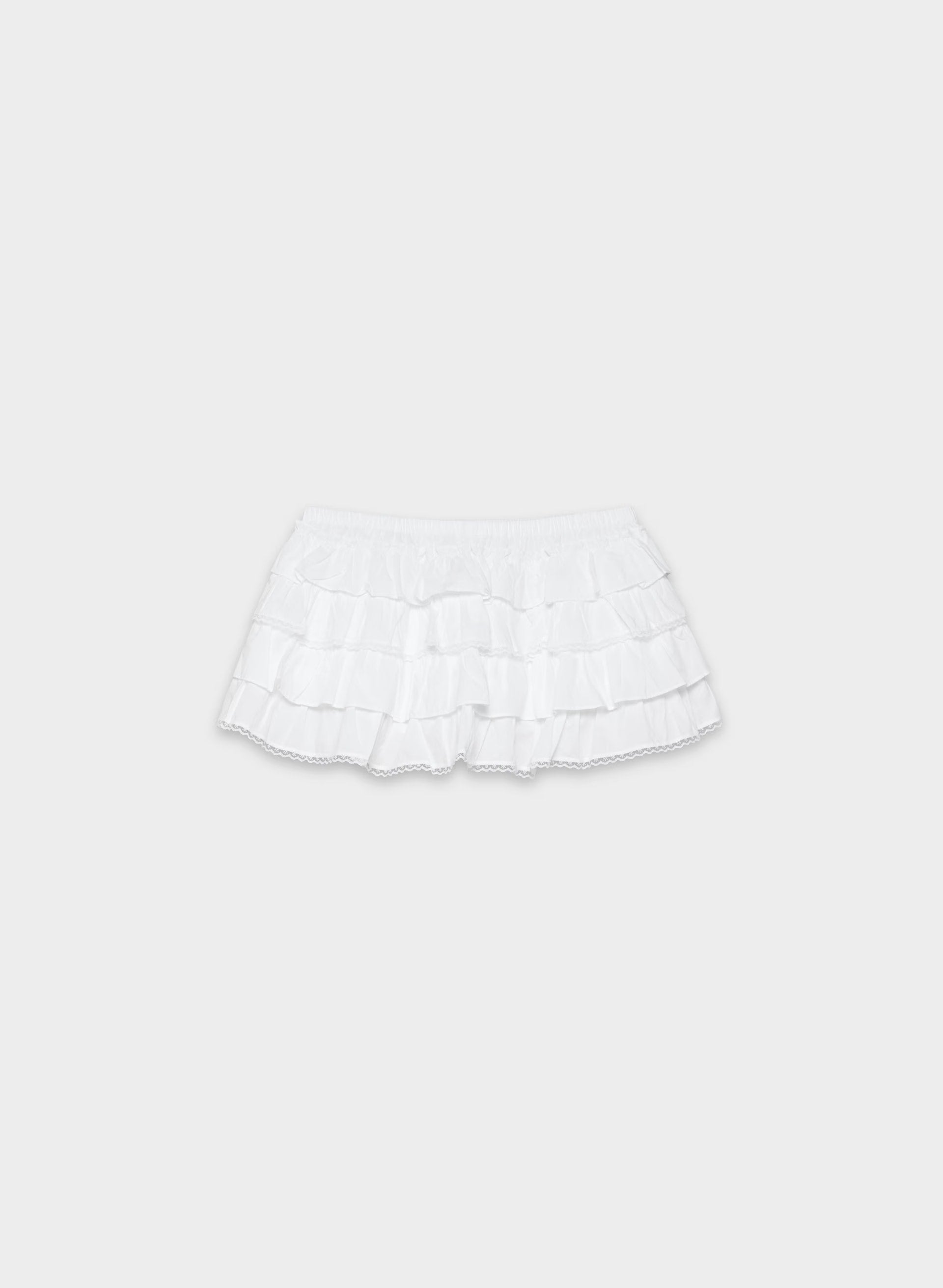 Theo Poplin Skort - BRIGHT WHITE