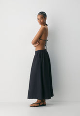 Socialite Linen Skirt - ADMIRAL
