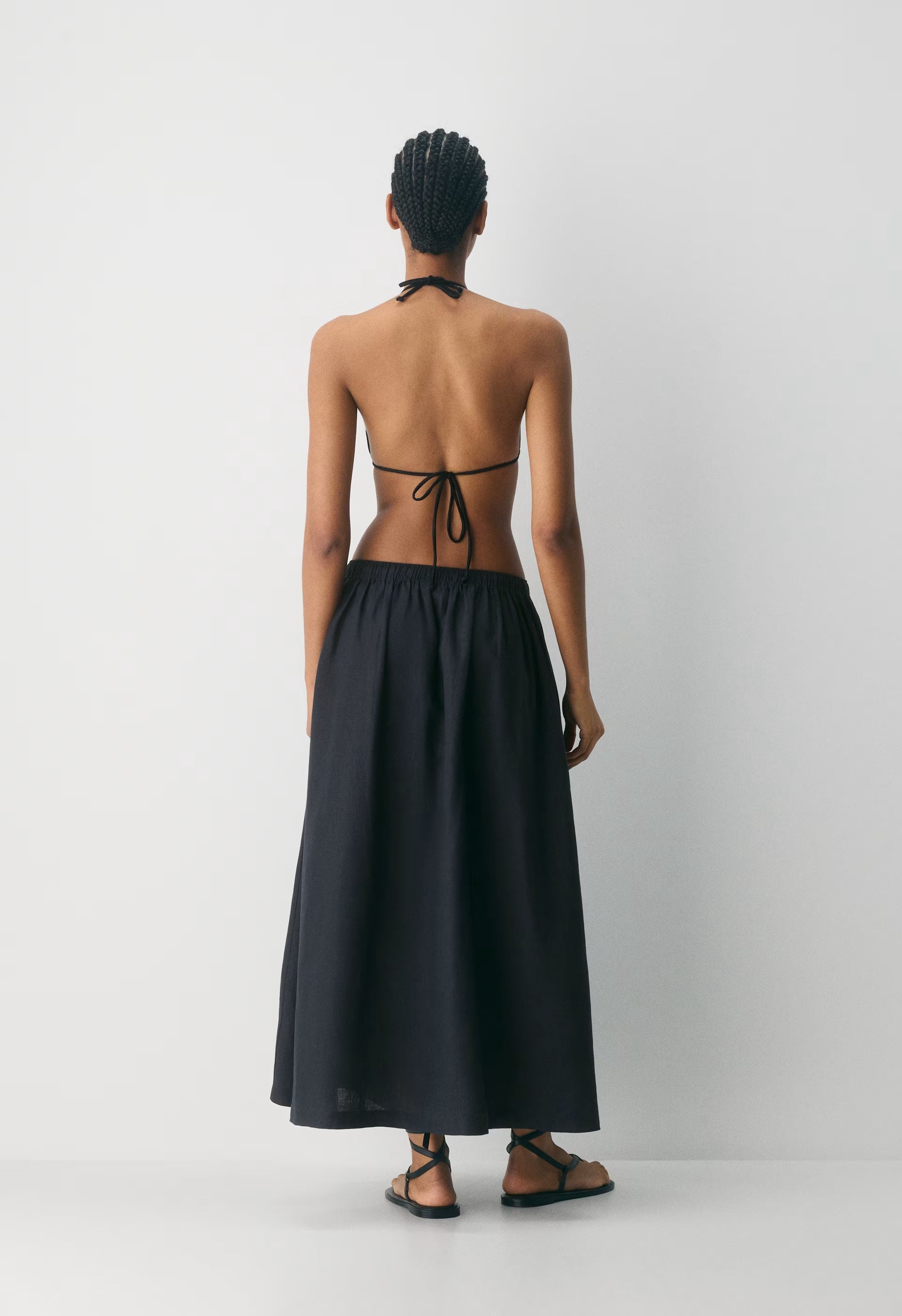 Socialite Linen Skirt - ADMIRAL