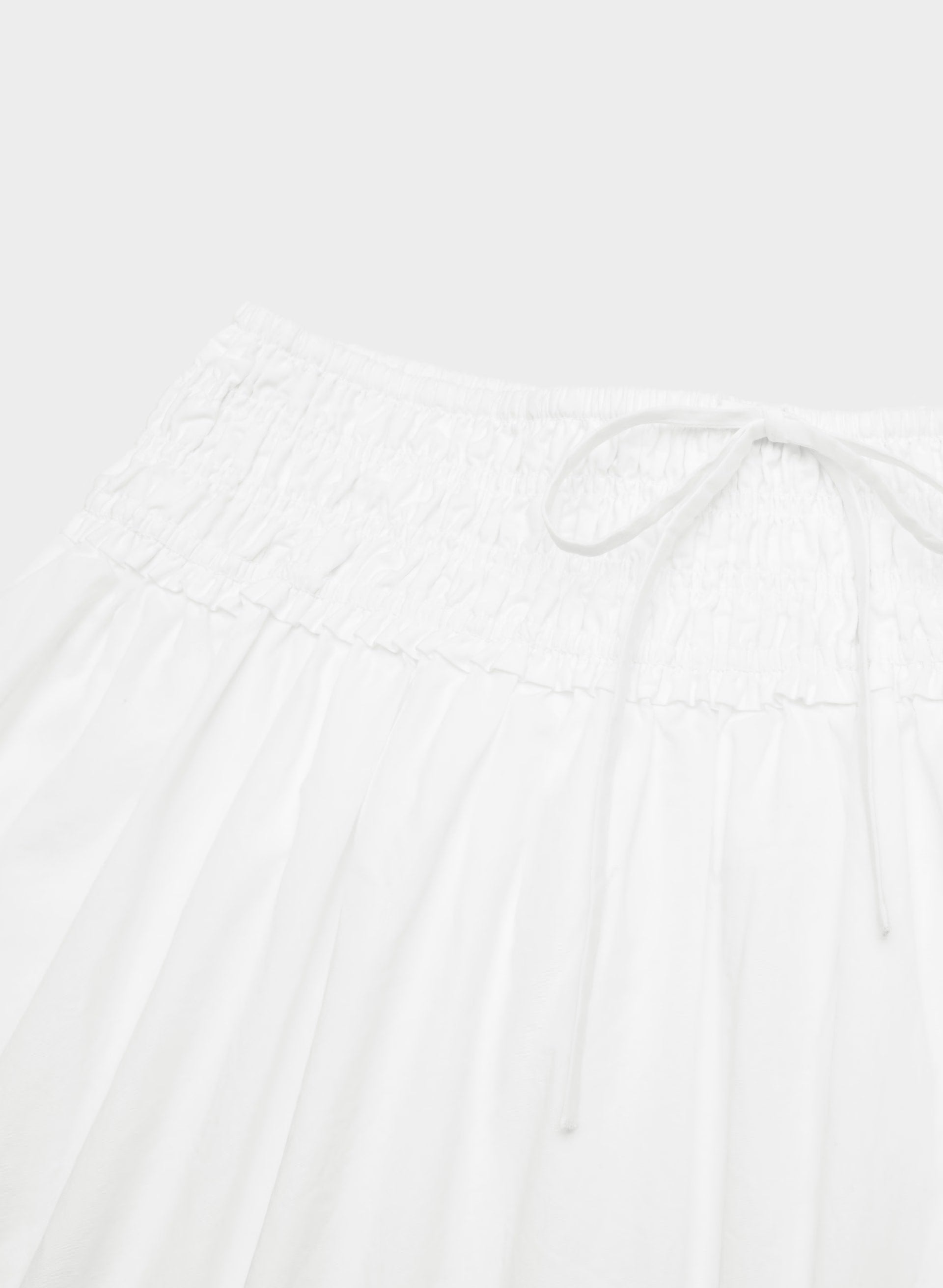 Vetiver Poplin Skirt - BRIGHT WHITE
