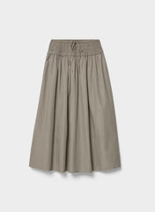 Vetiver Poplin Skirt - TURNER TAUPE