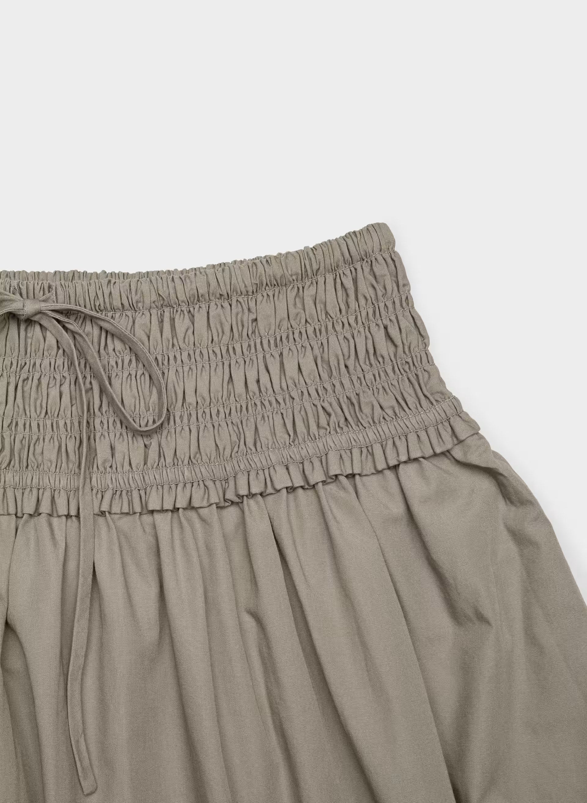 Vetiver Poplin Skirt - TURNER TAUPE