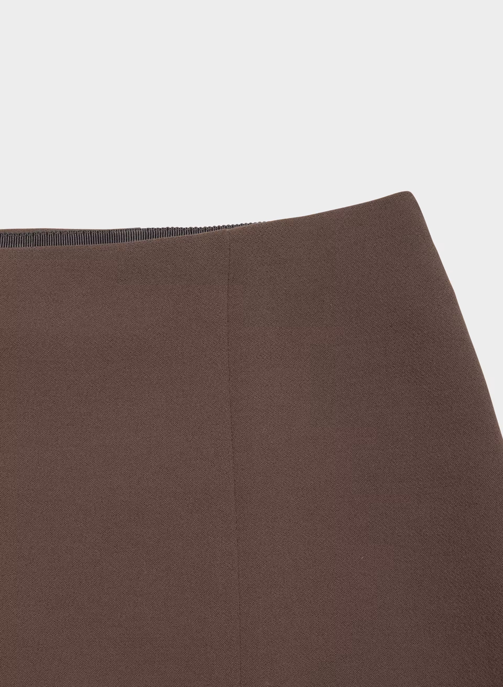 Daphne Skort - Crepette™ - RICH MOCHA BROWN