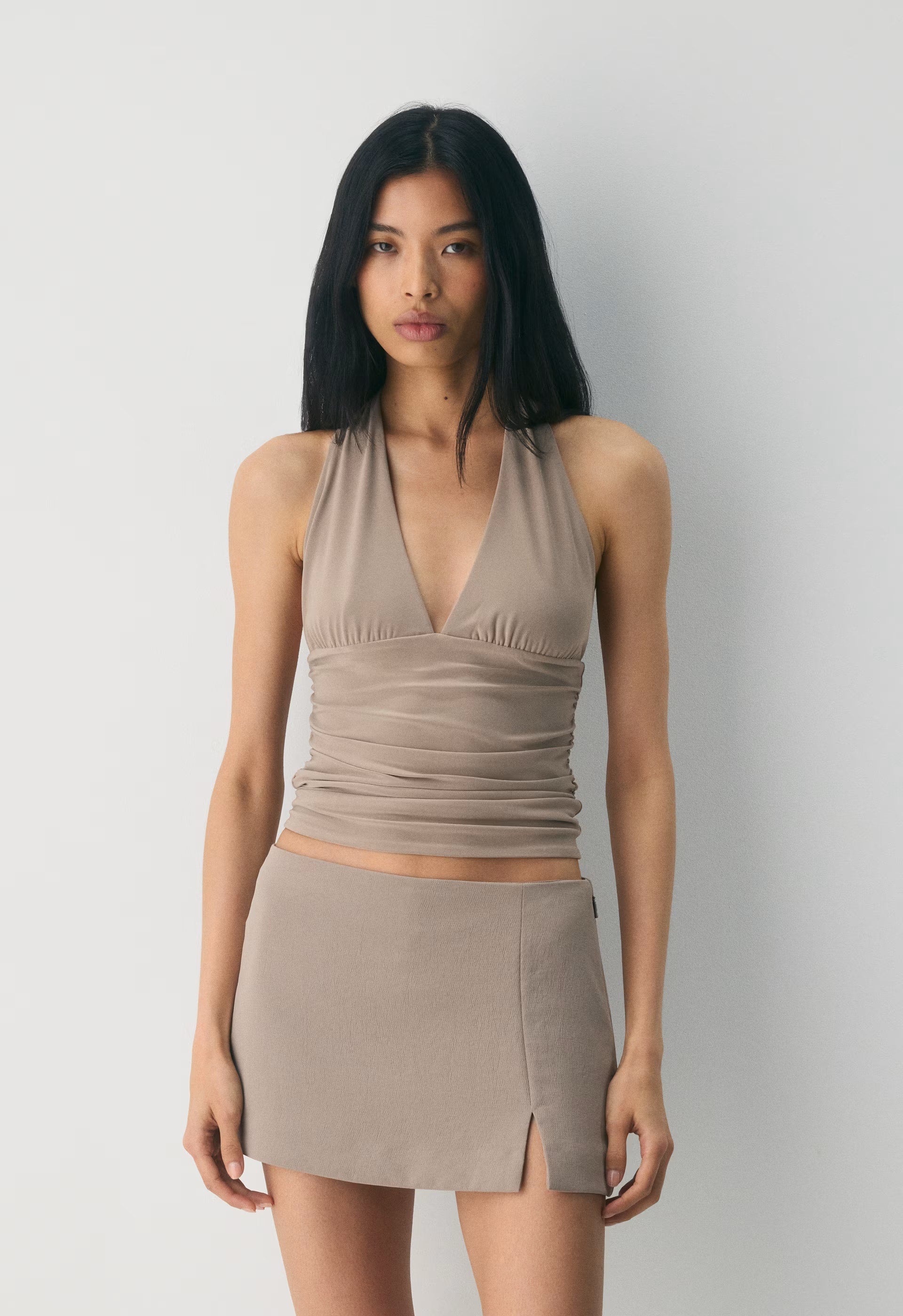 Daphne Skort - Crepette™ - NOMAD TAUPE