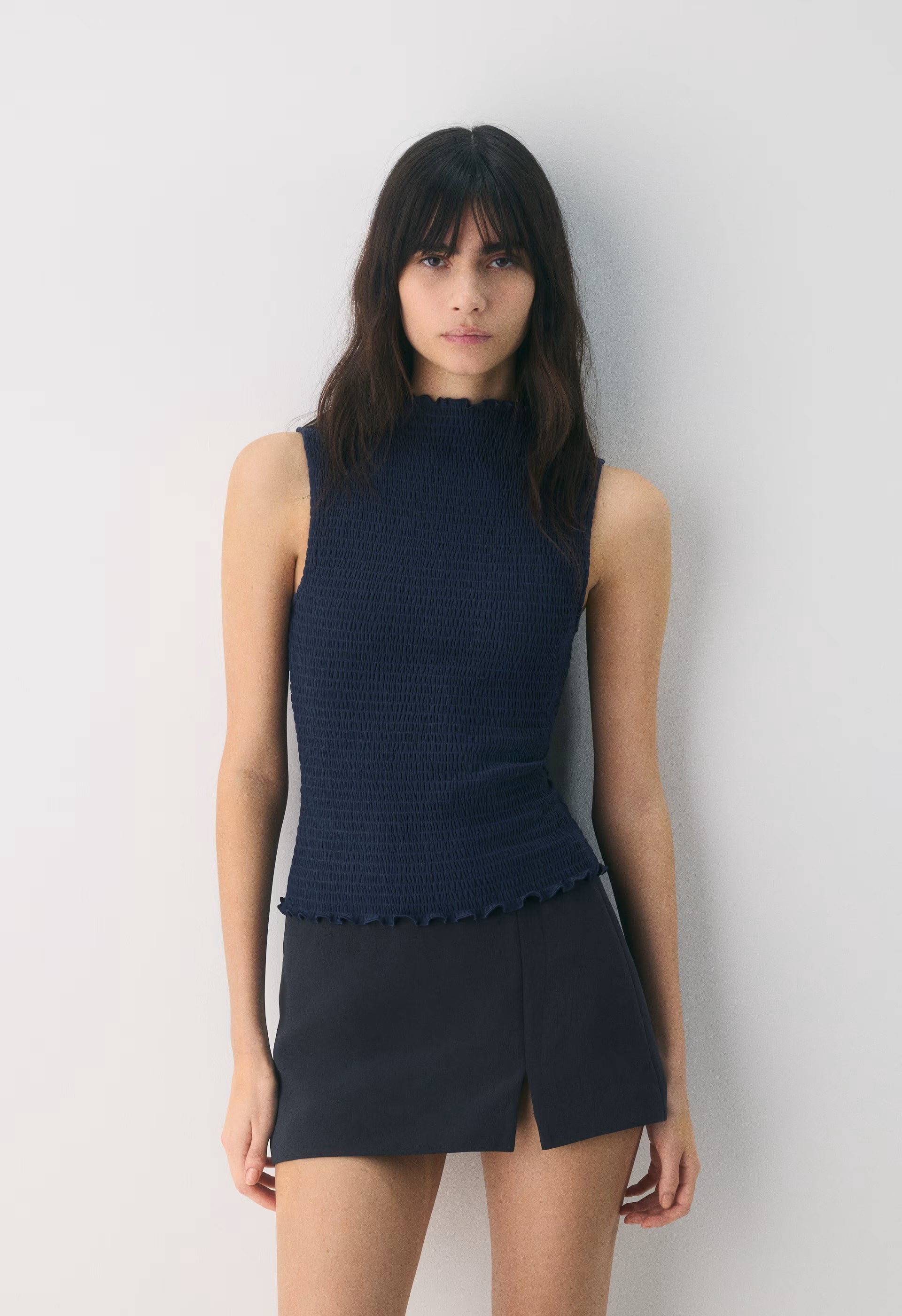 Daphne Skort - Crepette™ - DARK NIGHT NAVY