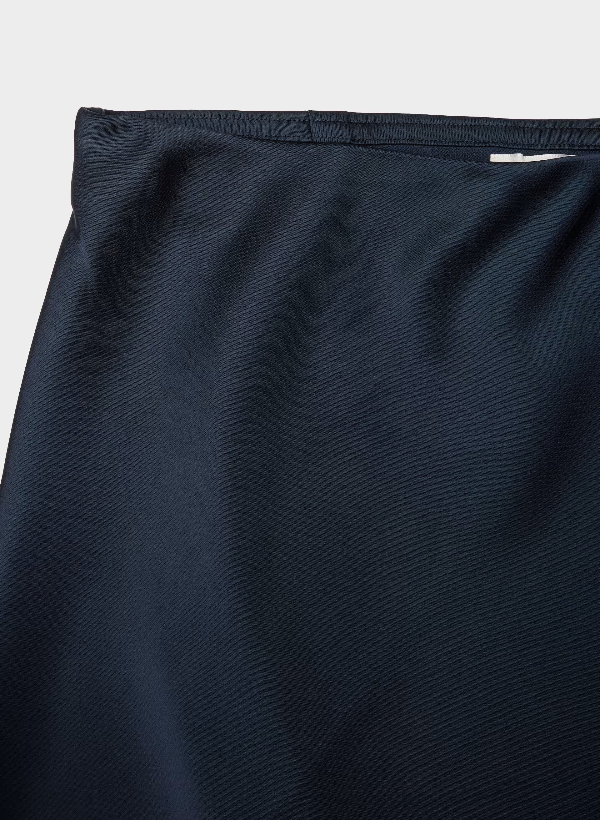 Henrietta Satin Skirt - ADMIRAL/ LIGHT BIRCH