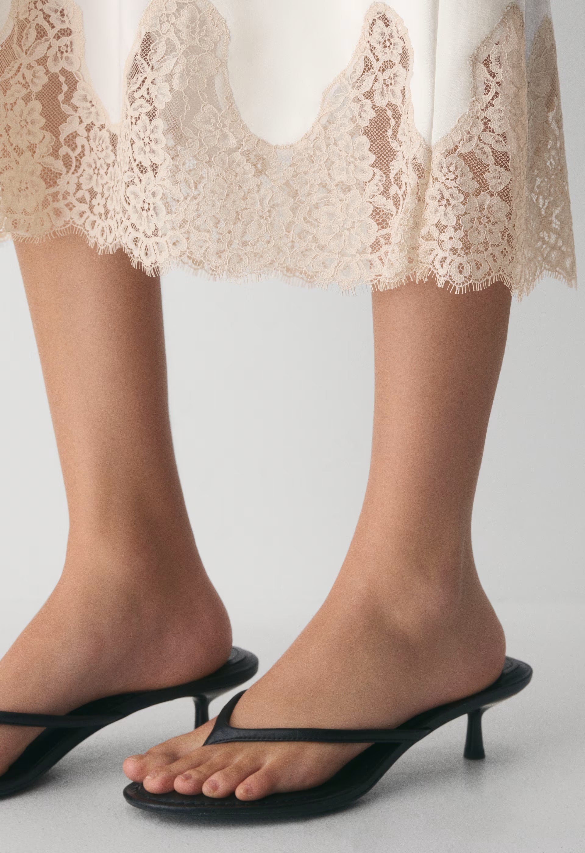 Henrietta Satin Skirt - VINTAGE NAVY/ BLACK