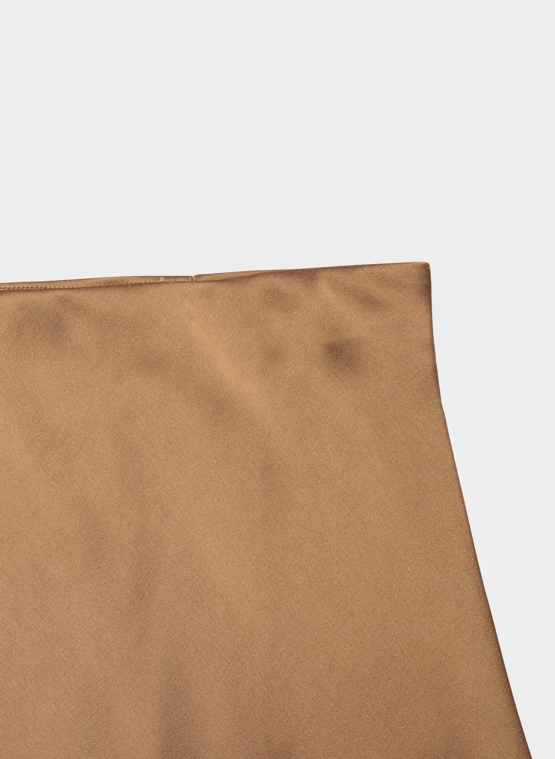 Henrietta Satin Skirt - DSRT SND/SPRKL CHMPN