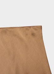 Henrietta Satin Skirt - DSRT SND/SPRKL CHMPN