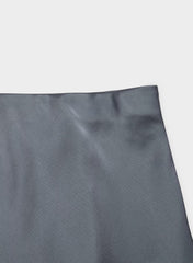 Henrietta Satin Skirt - VINTAGE NAVY/ BLACK
