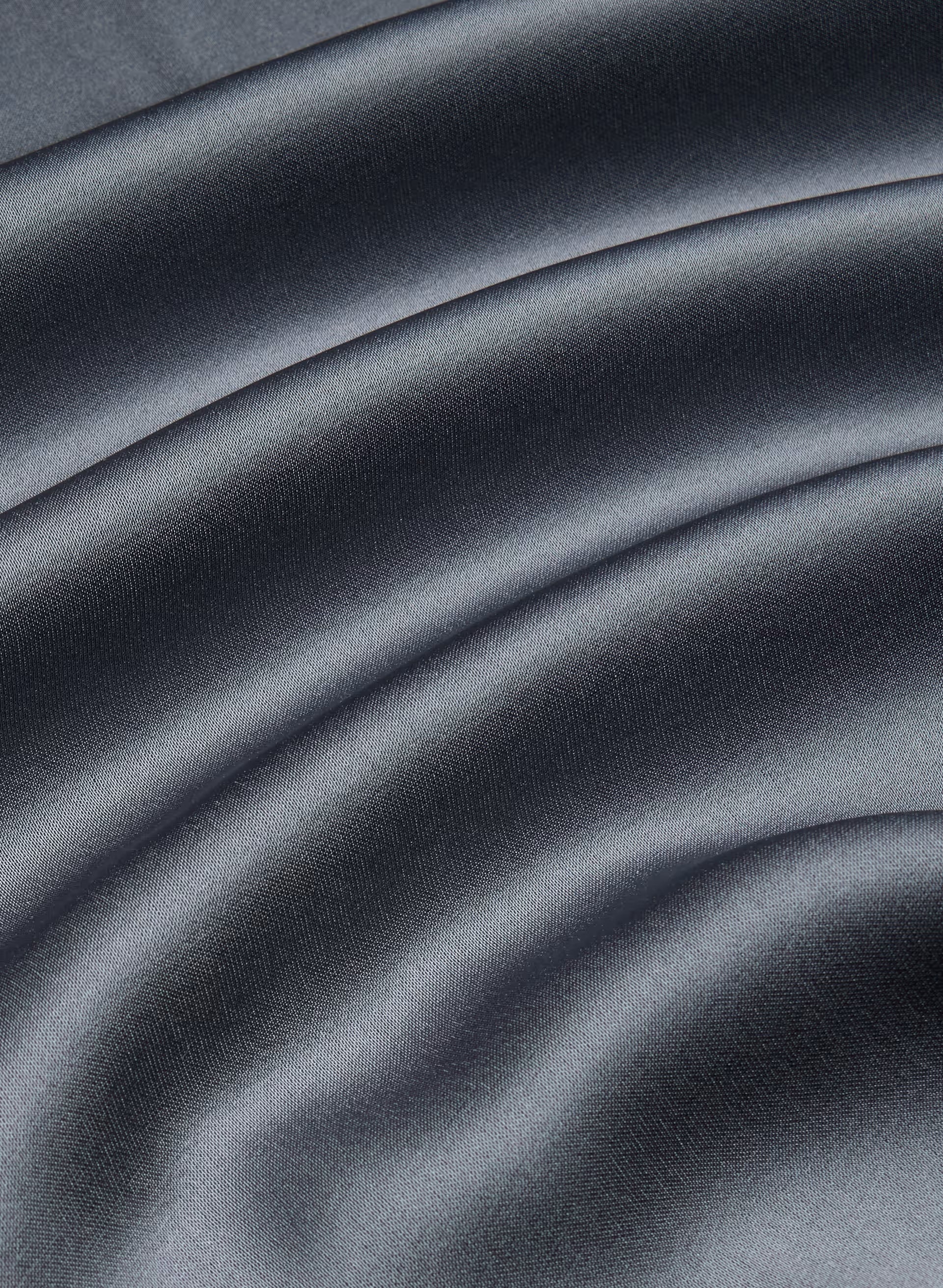 Henrietta Satin Skirt - VINTAGE NAVY/ BLACK