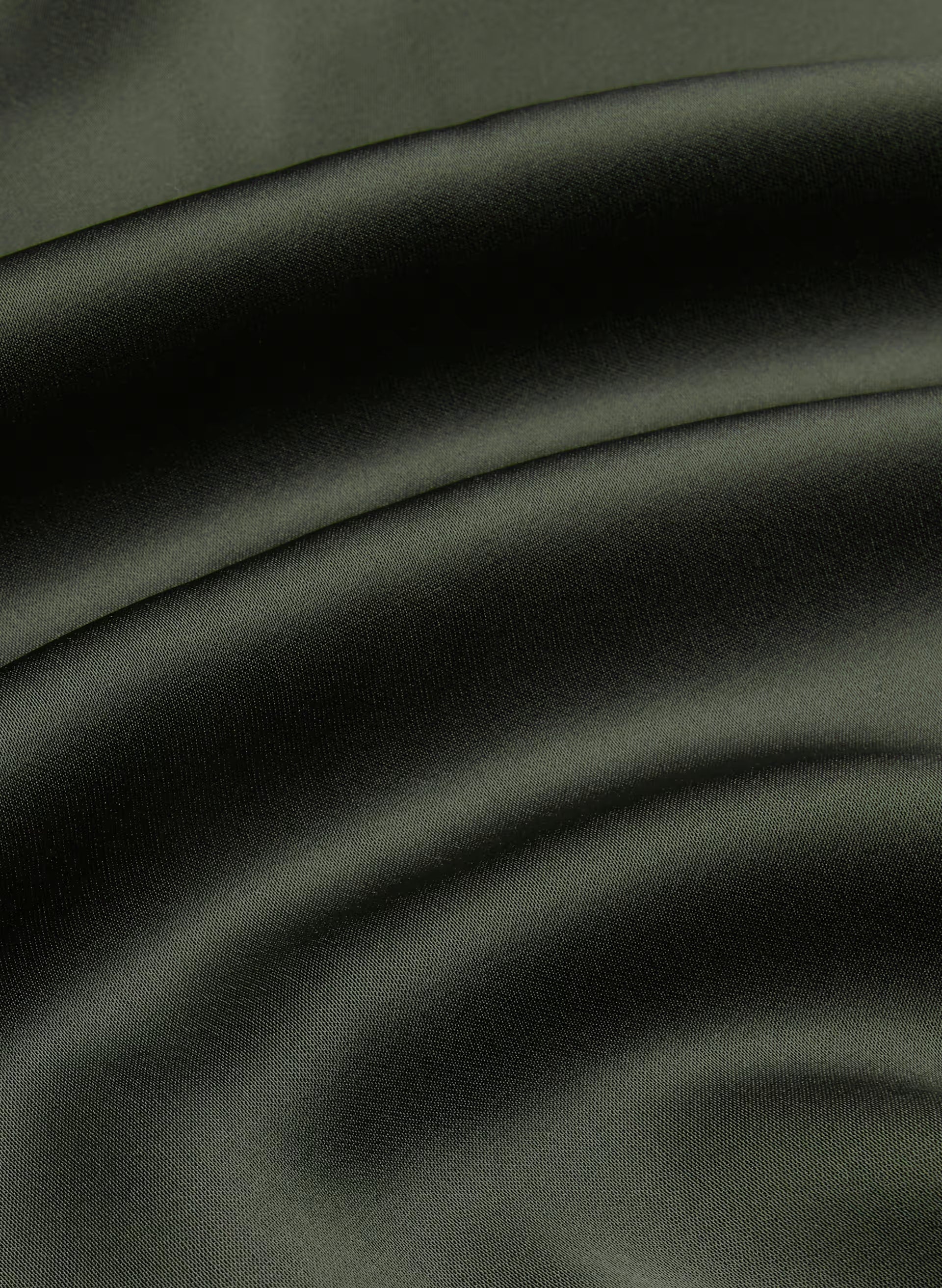 Henrietta Satin Skirt - FLINT GRN/BLCK