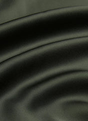 Henrietta Satin Skirt - FLINT GRN/BLCK