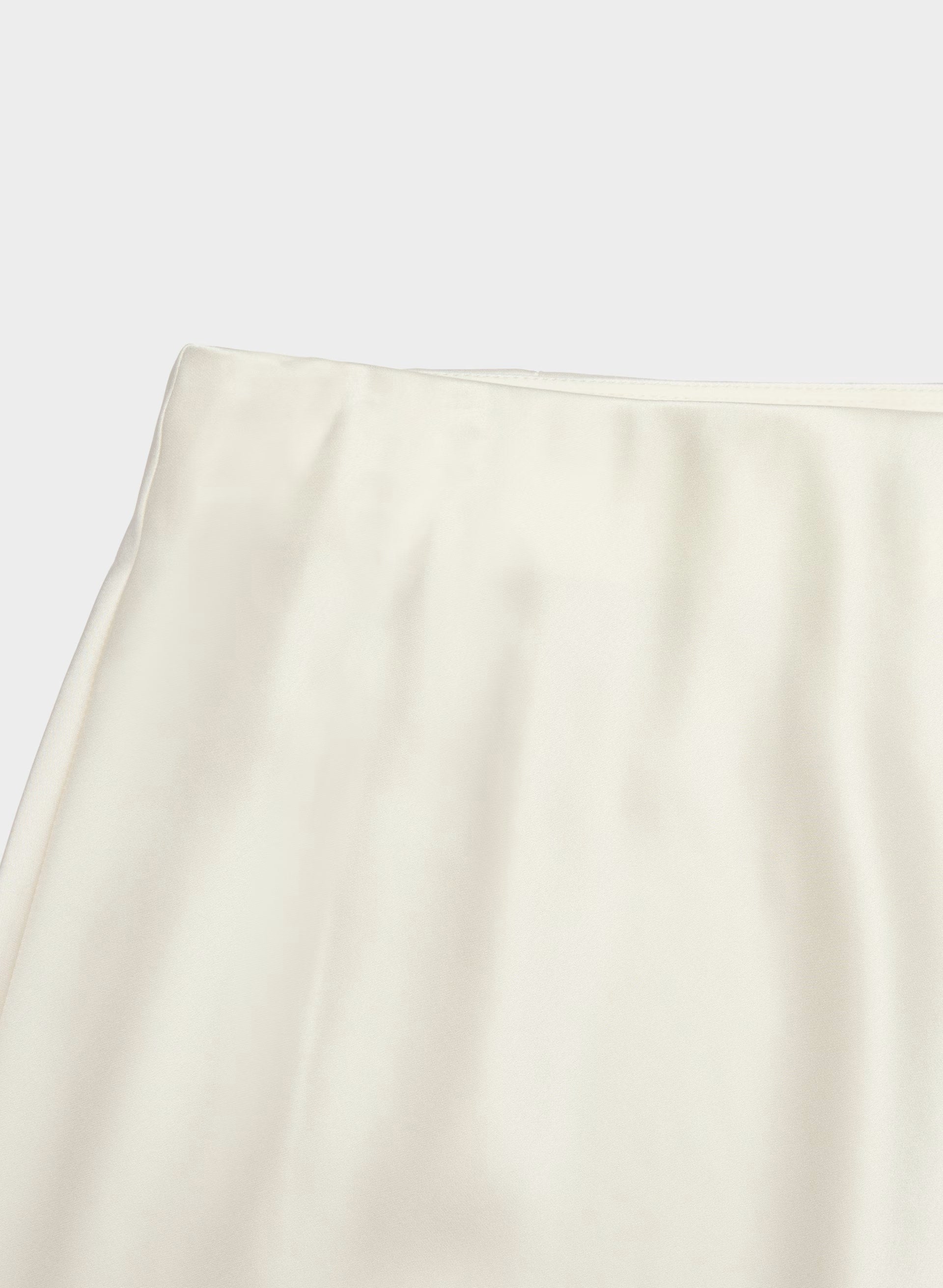 Capture Satin Skirt - LIGHT BIRCH