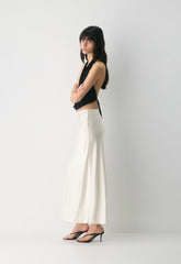 Capture Satin Skirt - LIGHT BIRCH