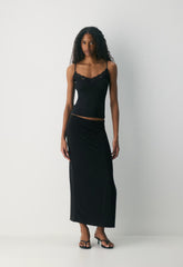 Smooth Matter™ Subscript Skirt - BLACK