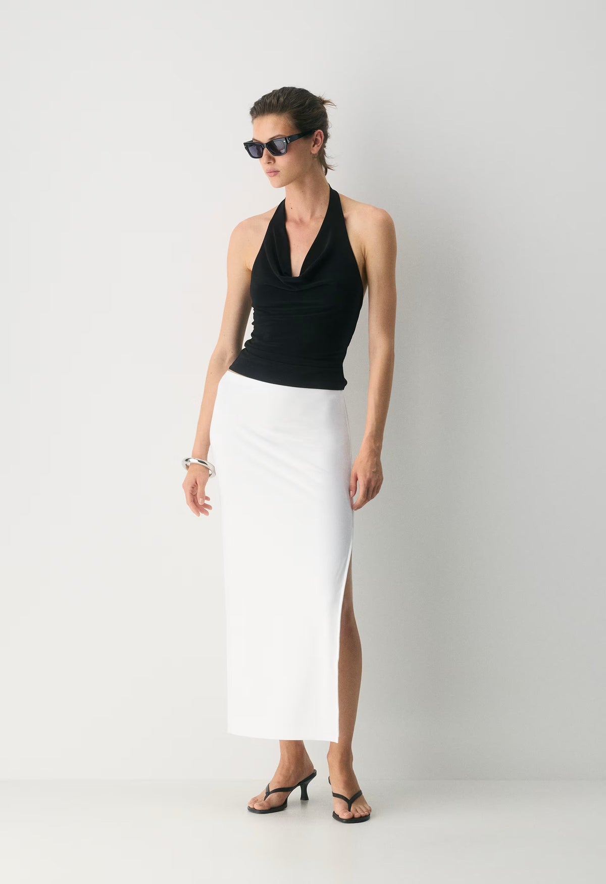 Smooth Matter™ Subscript Skirt - WHITE