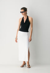 Smooth Matter™ Subscript Skirt - WHITE