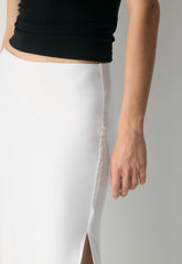 Smooth Matter™ Subscript Skirt - WHITE