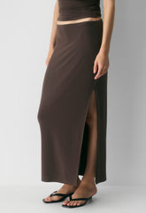 Smooth Matter™ Subscript Skirt - RICH MOCHA BROWN