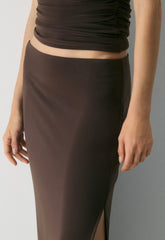 Smooth Matter™ Subscript Skirt - RICH MOCHA BROWN