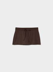 HomeStretch™ Smooth Soundcheck Skort - RICH MOCHA BROWN