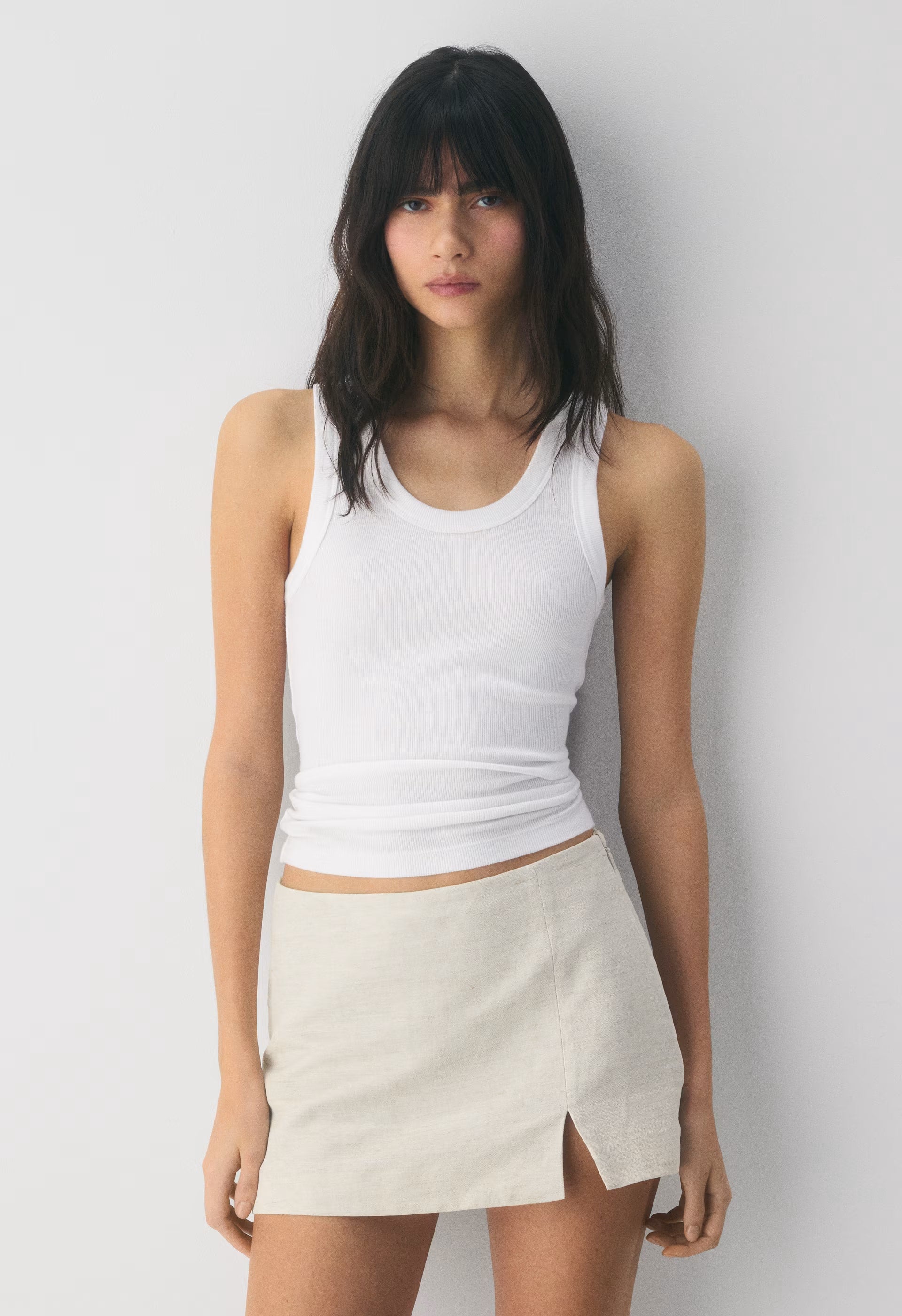 Daphne Skort - CruiseLinen™ - UNDYED ECRU